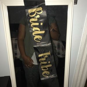 Bridesmaid sash